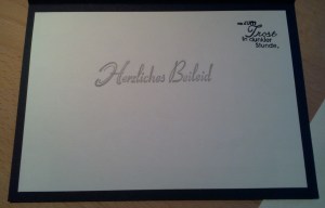 Trauerkarte Christa 2