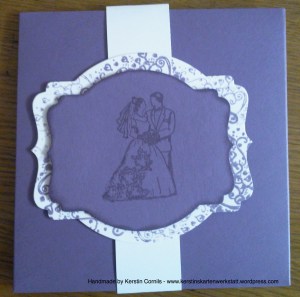 Hochzeit Lila Umschlag