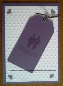 Hochzeit lila Anhänger