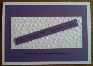 Hochzeit lila wir sagen ja