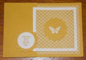 Immer für dich da Honiggelb