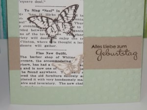 Schrift Pistazie Nah