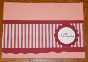 Streifen Altrosa Weihnachten