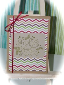 Frohes Fest Streifen