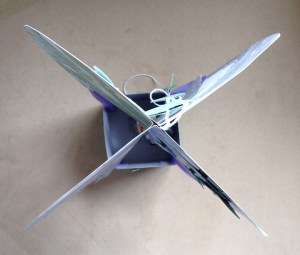 Heißluftballon mit Silberbrautpaar d