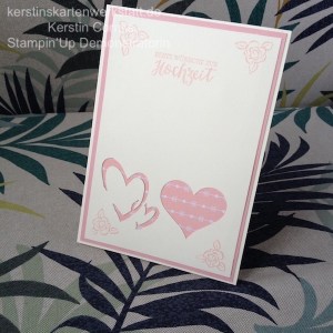 Hochzeitskarte nach einer Idee aus dem Buch Kreative Karten vom EMF Verlag