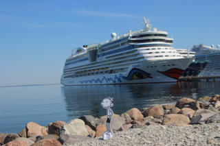 Greg auf Kreuzfahrt in Tallinn (Estland)