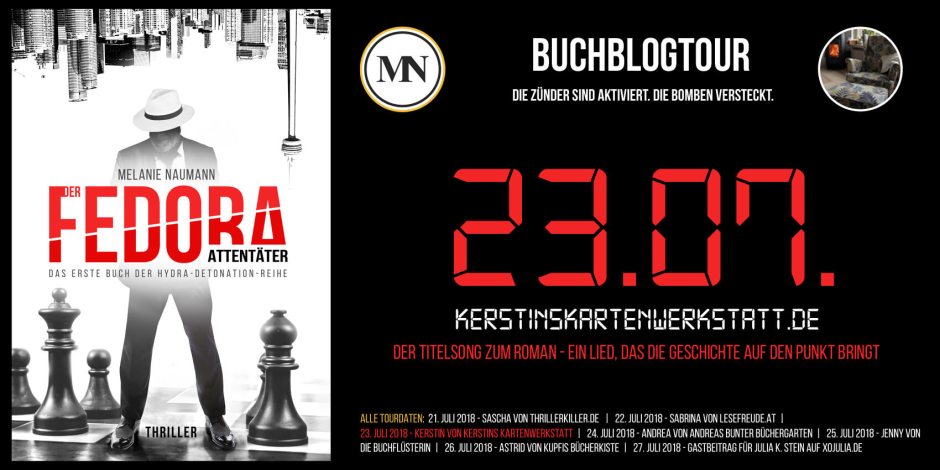 Blogtour zum BUch: Der Fedora Attentäter von Melanie Naumann inklusive Rezension