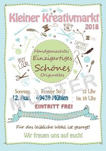 Kleiner Kreativmarkt in Mühlen am 12. August 2018