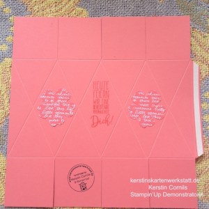 Anleitung für die Facetten Box aus einem DIN A4 Bogen von Kerstins Kartenwerkstatt