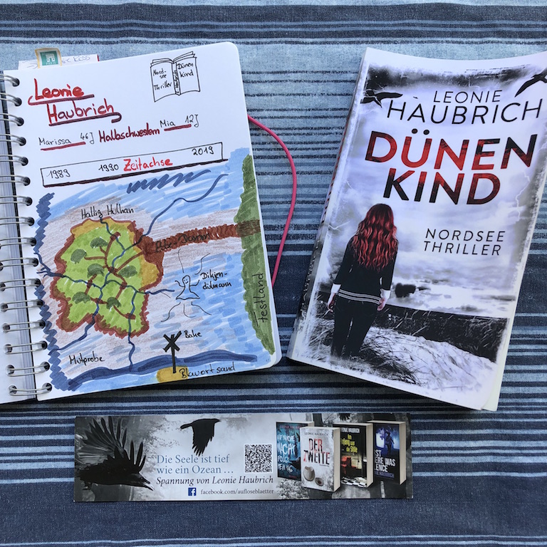 Dünenkind von Leonie Haubrich Buch und Sketchnote