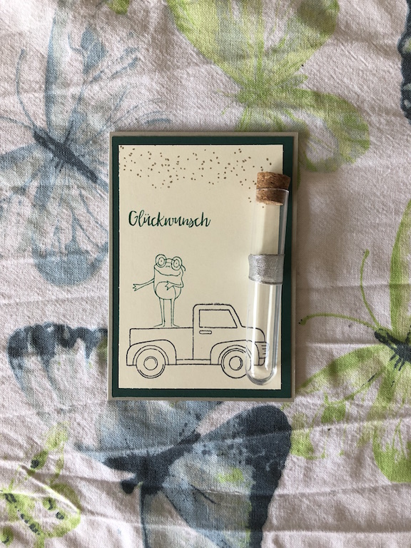 Reagenzglaskarte Führerschein