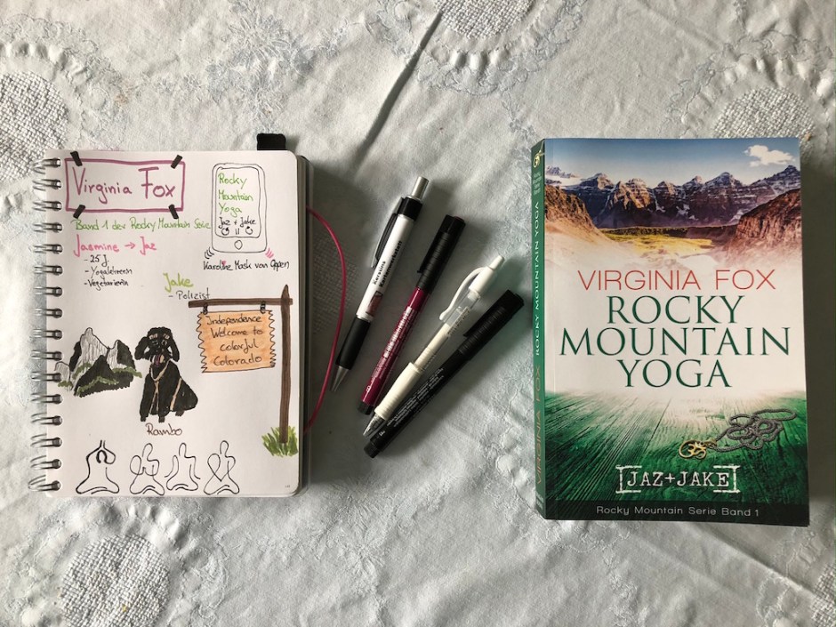 Rocky Mountain Yoga von Virginia Fox Banner