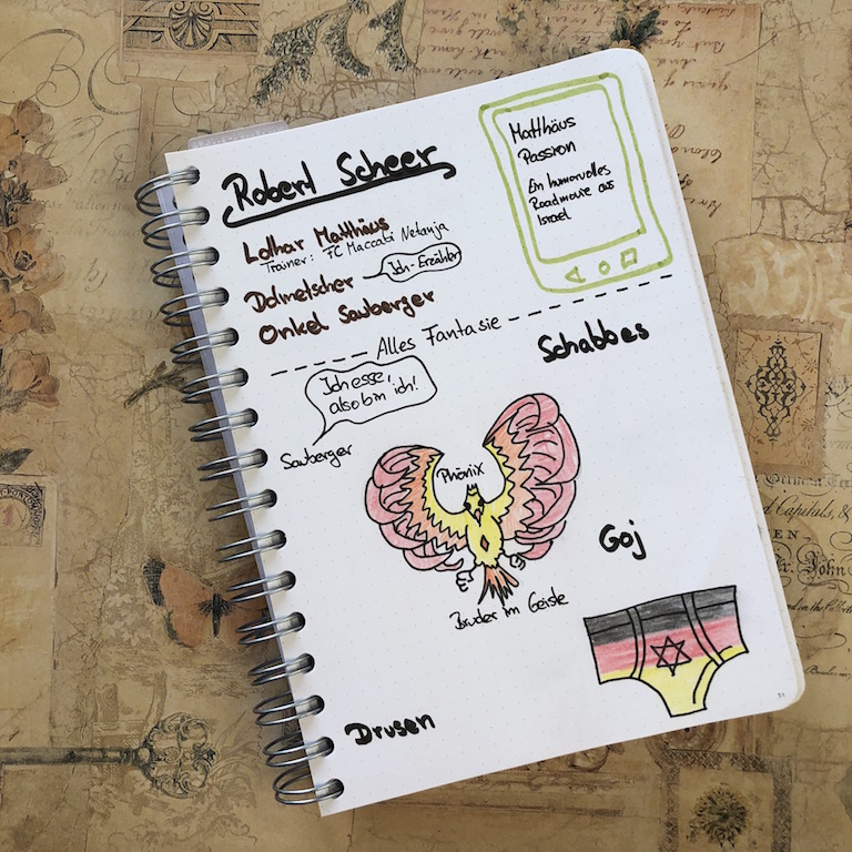 Matthäus Passion von Robert Scheer Sketchnote zum Buch