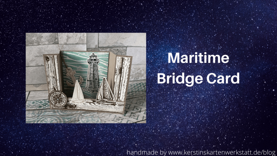 Bridge Card Leuchtturm und Segel