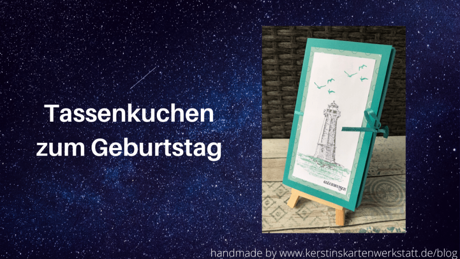 Tassenkuchen Verpackung Leuchtturm