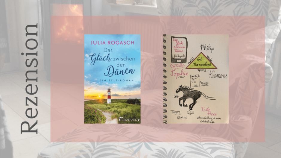 Das Glück zwischen den Dünen von Julia Rogasch Sketchnote zum Buch