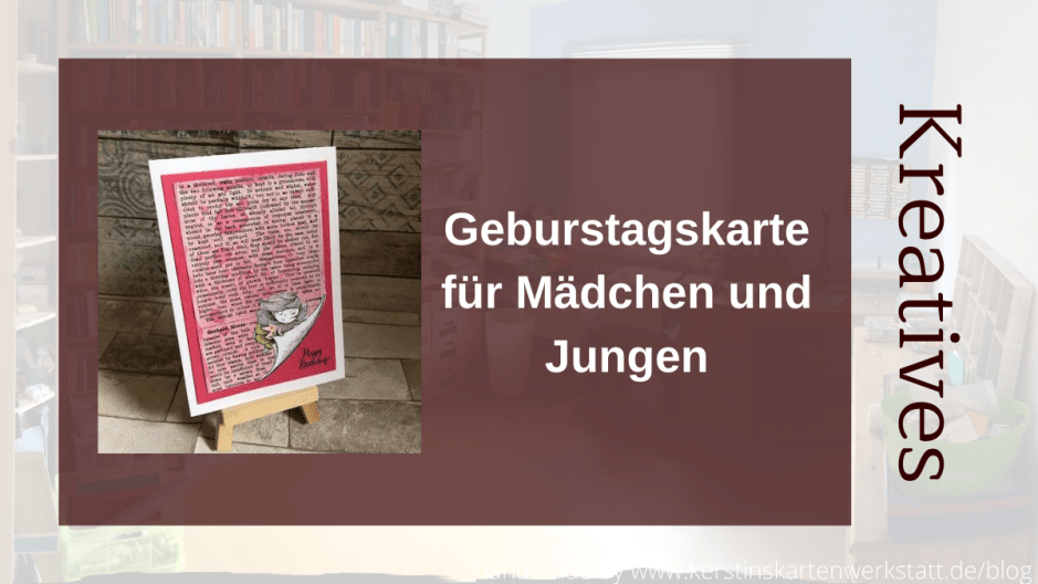 Geburtstagskarte für Mädchen