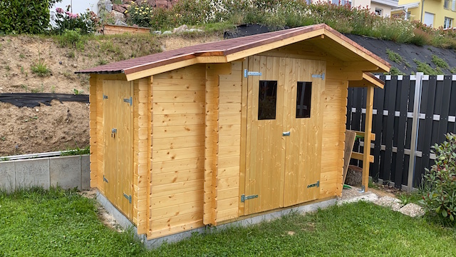 Foto von der Schreibhütte