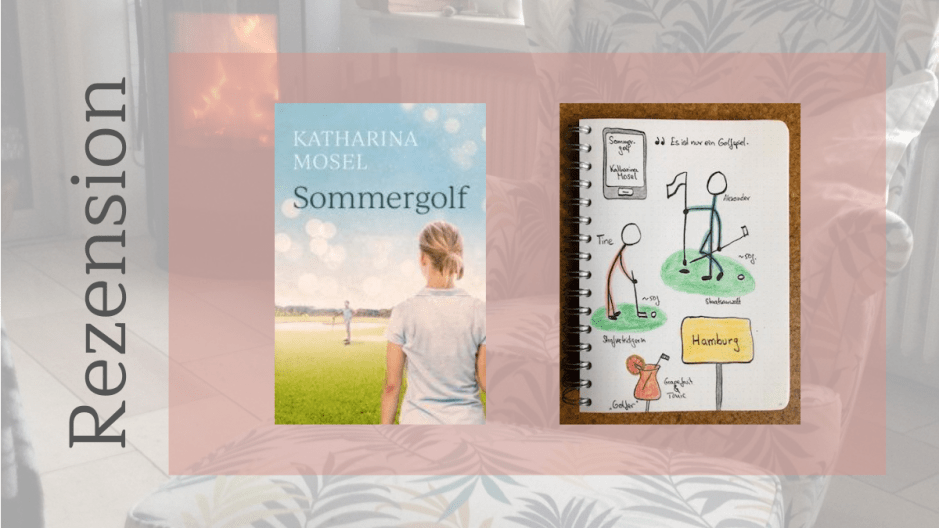 Sommergolf von Katharina Mosel Blog Banner zum Buch mit Sketchnote