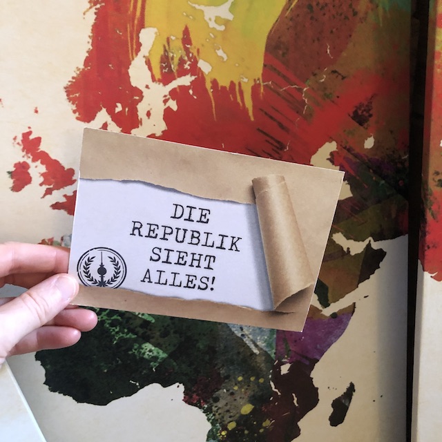 Die Republik Postkarte