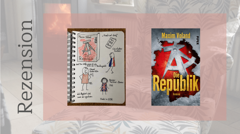 Die Republik von Maxim Voland Rezension und Sketchnote zum Buch von Kerstin Cornils