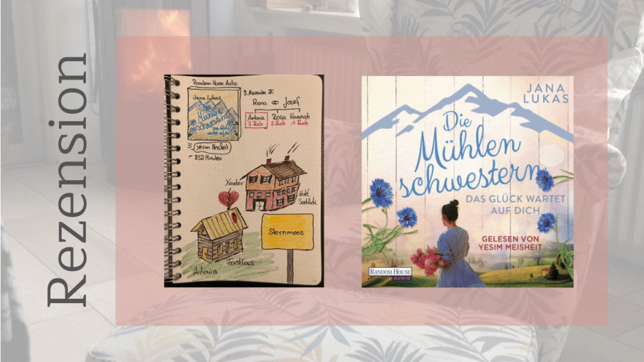 Die Mühlenschwestern Das Glück wartet auf dich von Jana Lukas Sketchnote und Rezension zum Buch von Kerstin Cornils