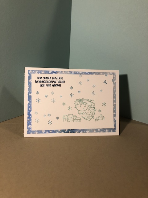 Weihnachtskarten 2020 Weihnachtsengel