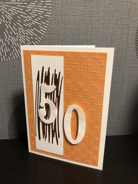 Geburtstagskarte zum 50 Geburtstag