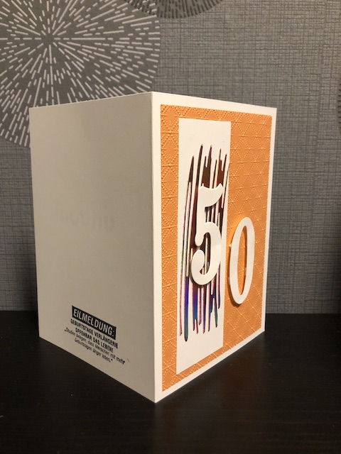 Geburtstagskarte zum 50 Geburtstag
