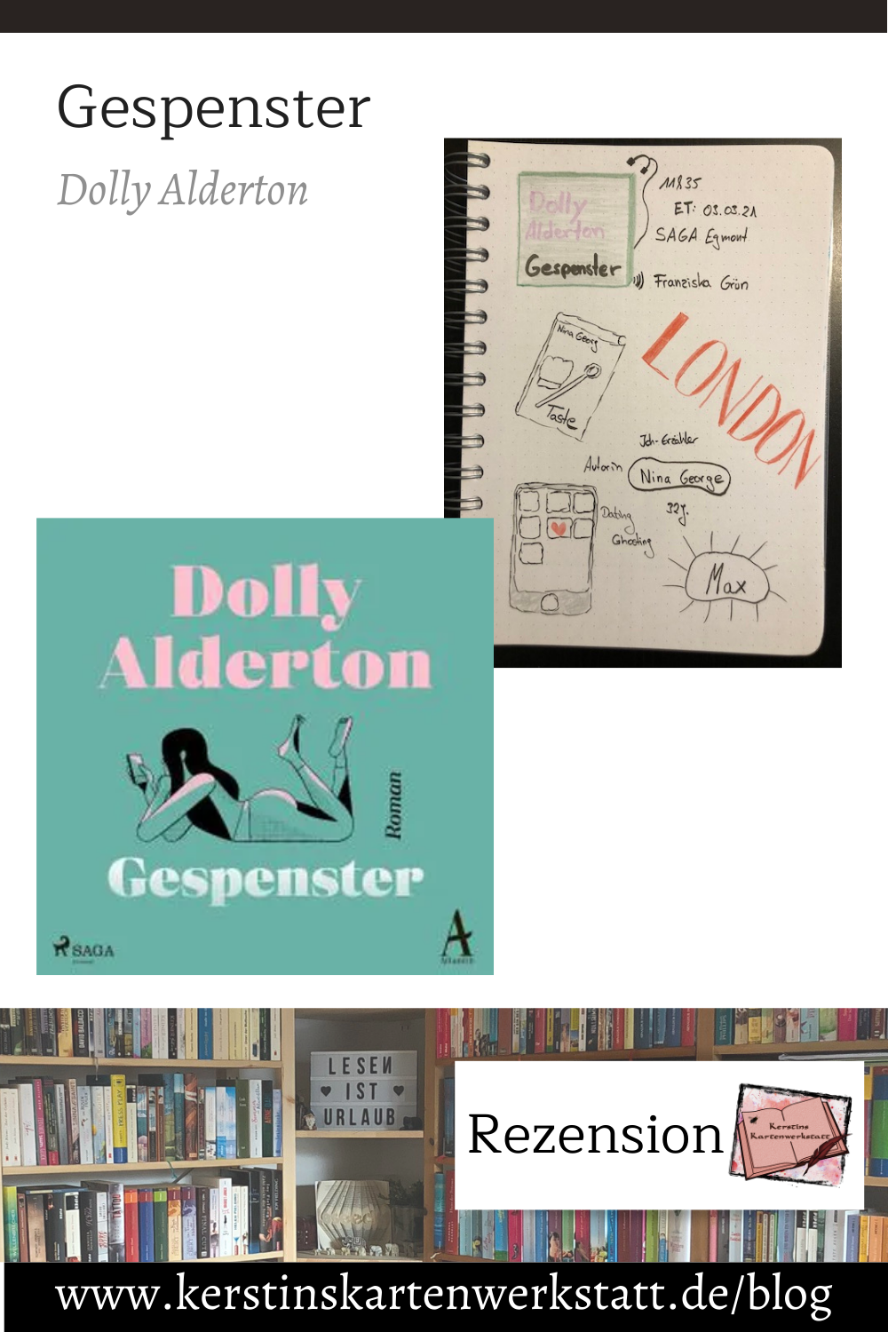 Gespenster von Dolly Alderton Sketchnotes zum Hörbuch