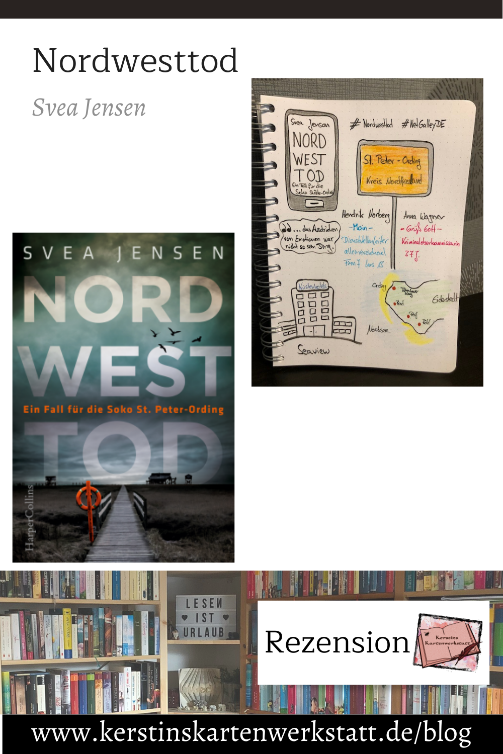 Nordwesttod von Svea Jensen Sketchnotes zum Buch
