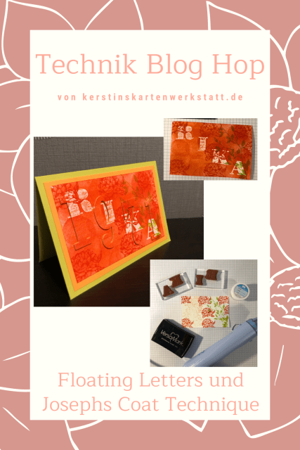 TBH Floating Letters und Josephs Coat Technique