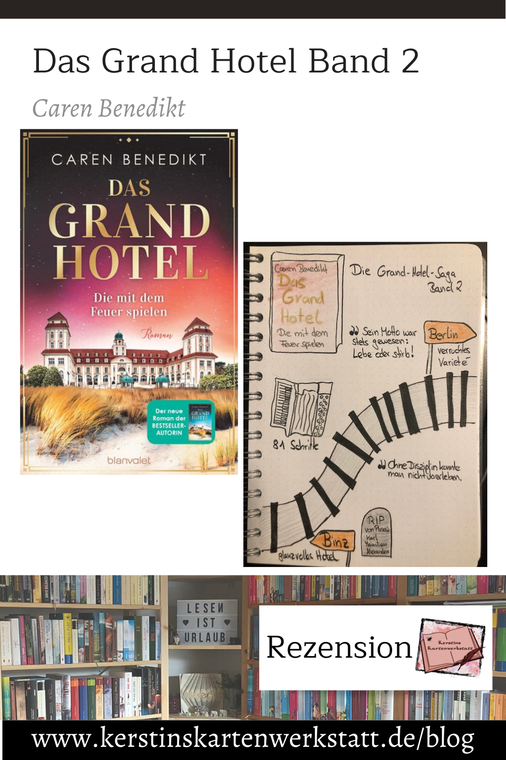 Das Grand Hotel von Caren Benedikt Sketchnotes zum Buch