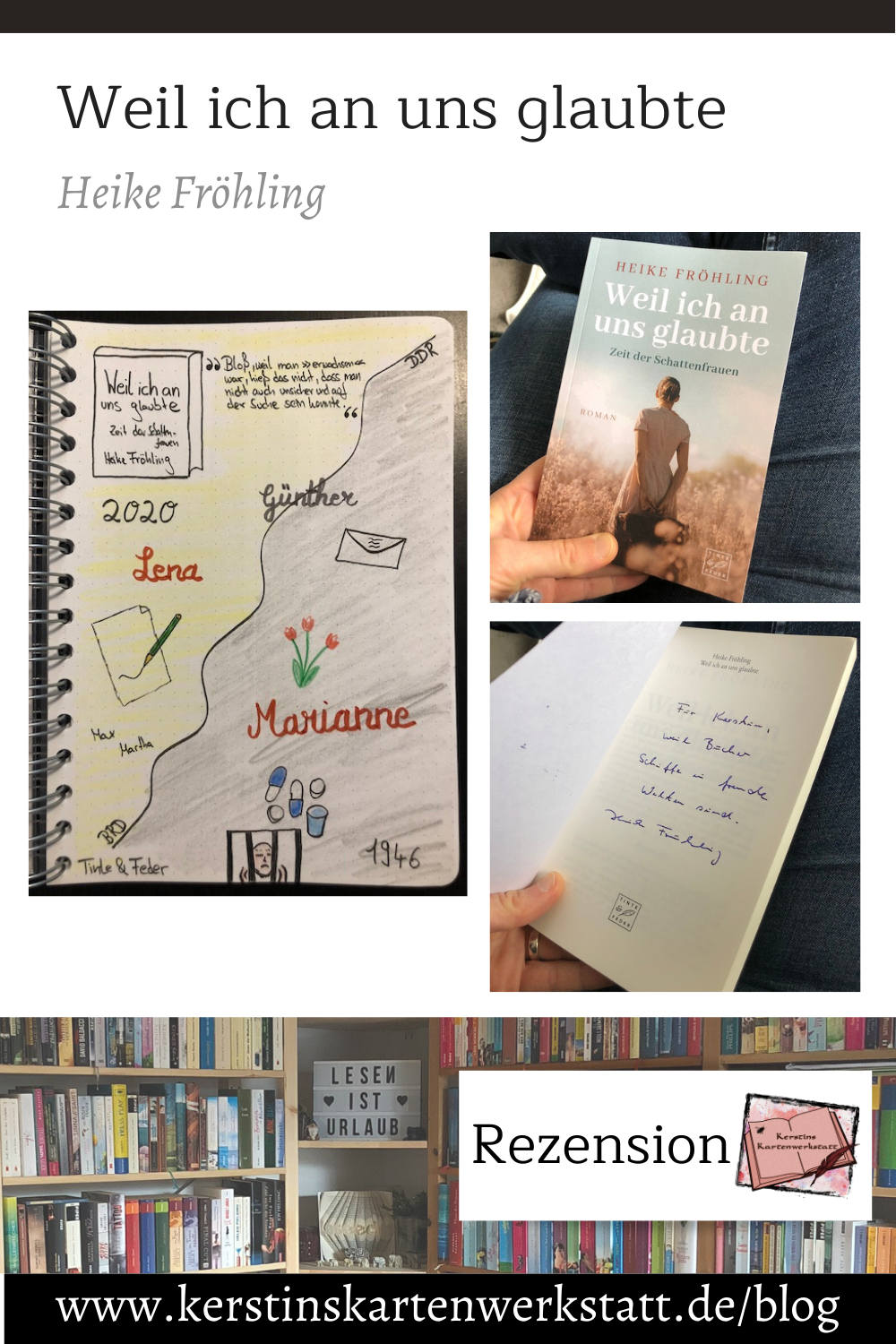 Weil ich an uns glaubte von Heike Fröhling Sketchnotes zum Buch