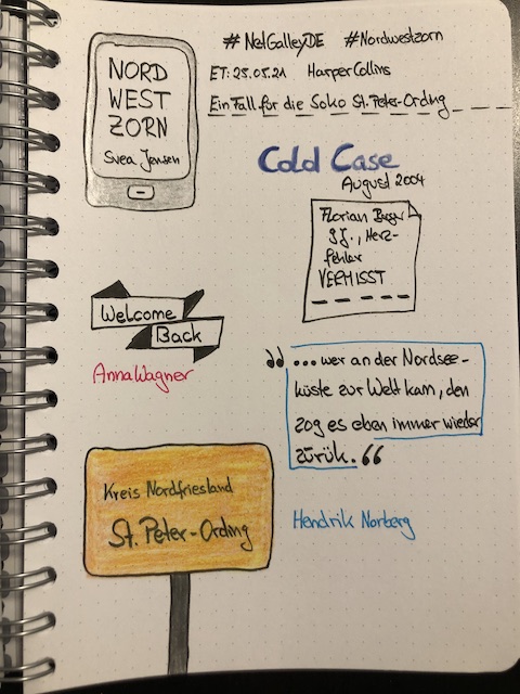 Nordwestzorn von Svea Jensen Sketchnotes zum Buch