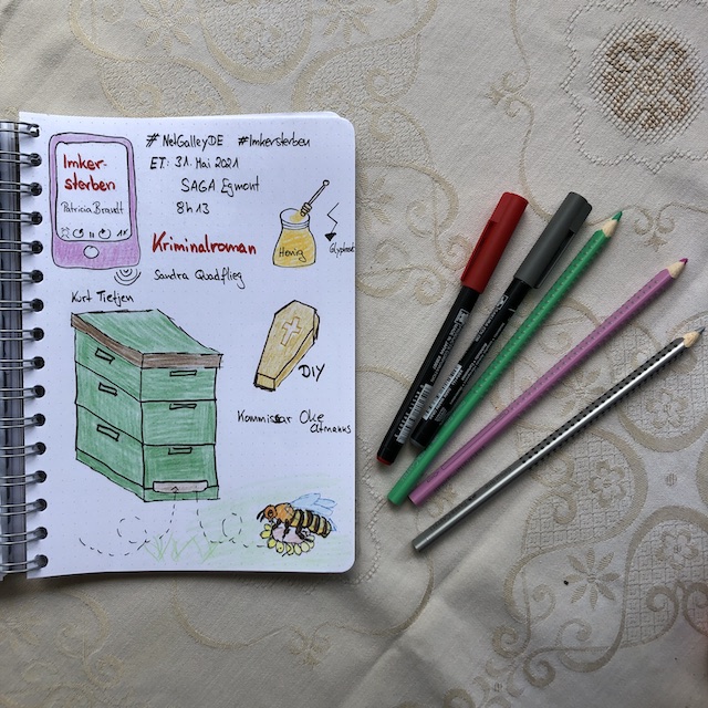 Imkersterben von Patricia Brandt Sketchnotes zum Buch