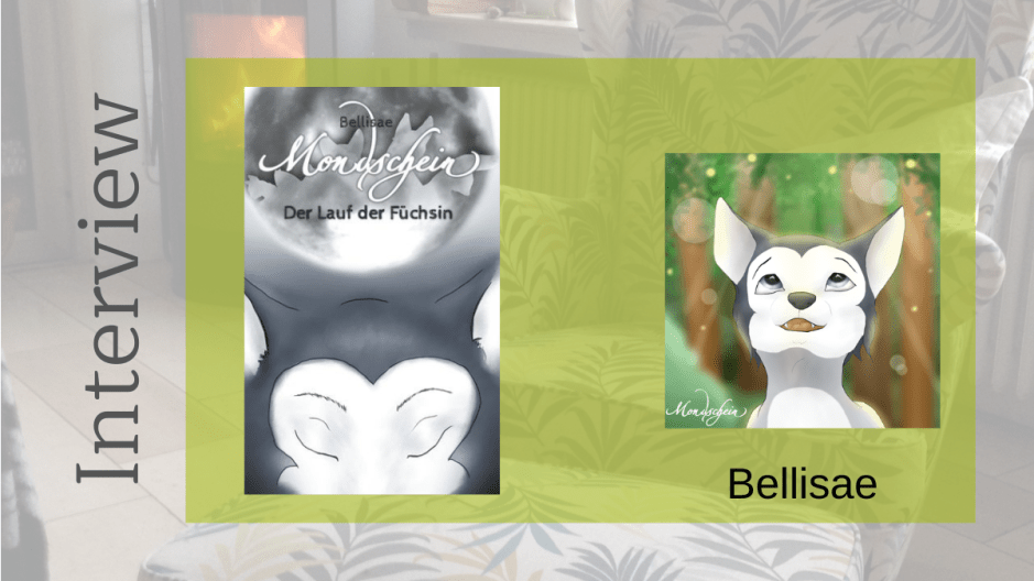 Blogbanner zum Interview mit der Autorin Bellisae zu ihrem Roman Mondschein- Der Lauf der Füchsin