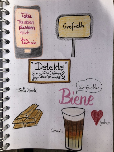 Tote Tanten plaudern nicht von Vera Nentwich Sketchnotes zum Buch