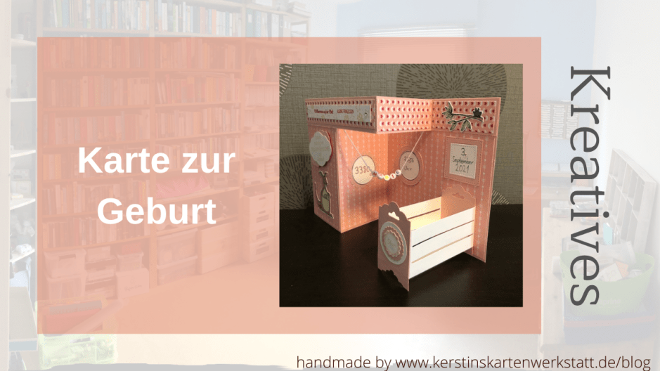 Double Z Fold Card zur Geburt eines Mädchens in Rosa. Willkommen auf der Welt kleine Prinzessin.