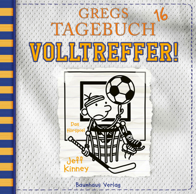 Hörspiel Cover zu: Gregs Tagebuch 16 Volltreffer von Jeff Kinney