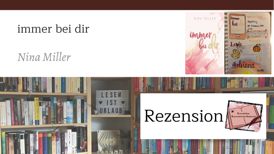 Blogbanner zur Buch Rezension: immer bei dir von Nina Miller
