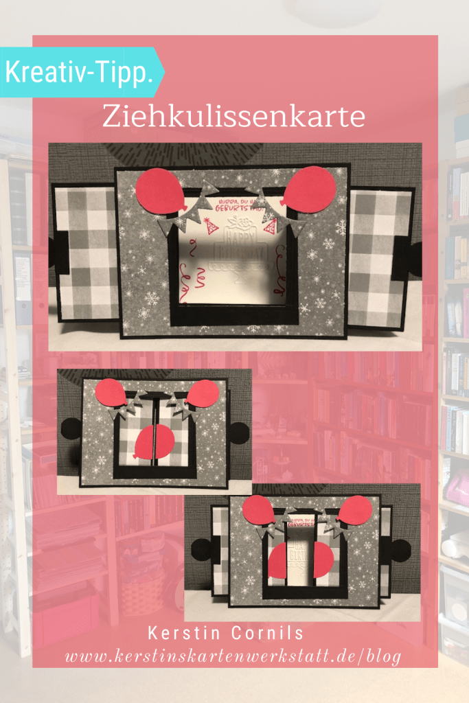 Ziehkulissenkarte zum Geburtstag
