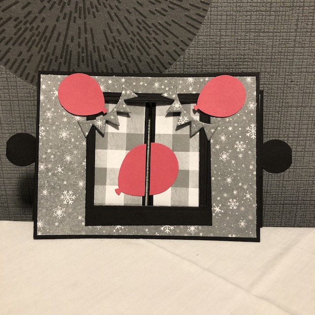 Ziehkulissenkarte zum Geburtstag