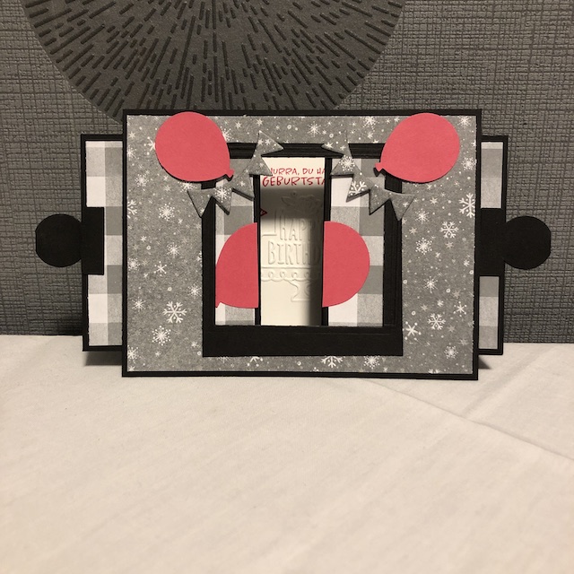 Ziehkulissenkarte zum Geburtstag