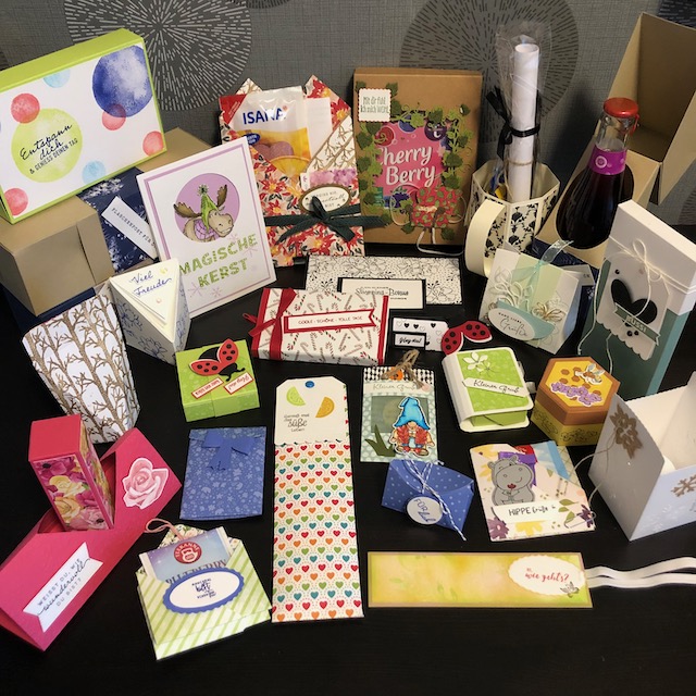 Vierundzwanzig einzigartige Swaps für Jever 2022 von Stampin Up Demonstratorinnen aus Deutschland und den Niederlanden