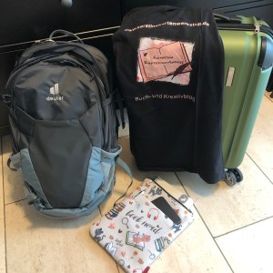 Gepäck zur Buch Berlin 2022 und der Blogfamilia