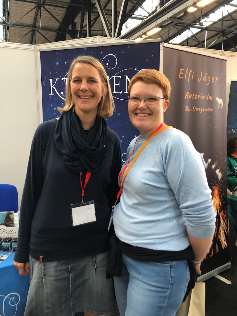 K.T. Steen und ich auf der Buch Berlin 2022