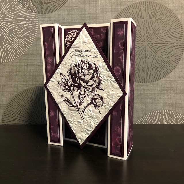 Doppeltesäulenkarte gebastelt mit Materialien von Stampin Up