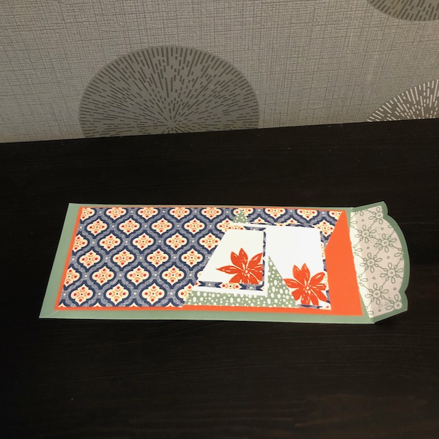 Steckkarte zum Verschenken von Gutscheinen gebastelt mit Material von Stampin Up